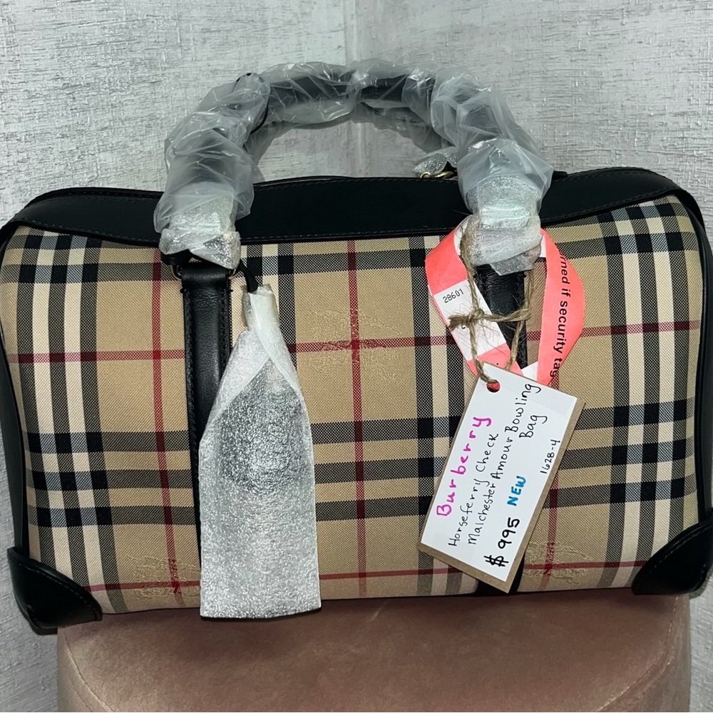 BURBERRY BOWLING BAG